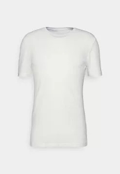 Pier One SLIM FIT RIBBED T-SHIRT 2 PACK - T-shirt Basic -Pier One Winkel 53dd57749dd84d94b5fea6b920ea620b