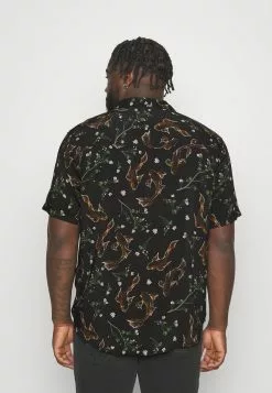 Pier One ASIAN PRINT RESORT - Overhemd - Black -Pier One Winkel 5a6accf28057487eb93c99474306228a