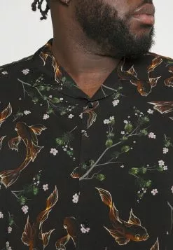 Pier One ASIAN PRINT RESORT - Overhemd - Black -Pier One Winkel b5f7243596e14f49a1306bb57650336c